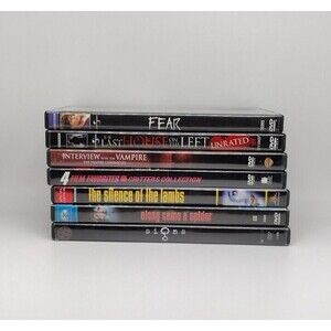 Lot Of 7 DVD Horror Thriller Cult Movies Vampire Slasher Scary Sci-Fi Thriller